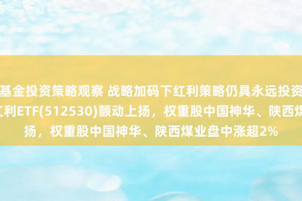 基金投资策略观察 战略加码下红利策略仍具永远投资价值 沪深300红利ETF(512530)颤动上扬，权重股中国神华、陕西煤业盘中涨超2%