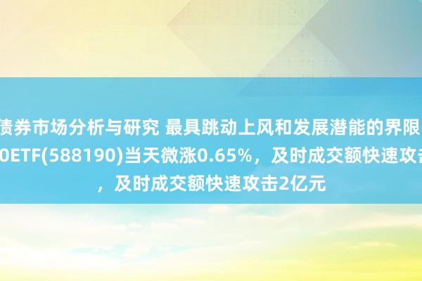 债券市场分析与研究 最具跳动上风和发展潜能的界限！科创100ETF(588190)当天微涨0.65%，及时成交额快速攻击2亿元