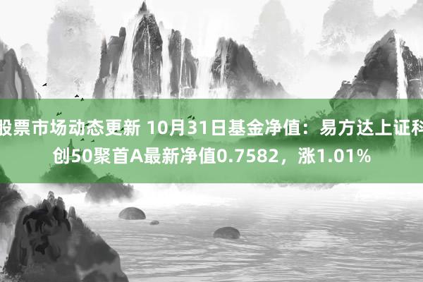 股票市场动态更新 10月31日基金净值：易方达上证科创50聚首A最新净值0.7582，涨1.01%