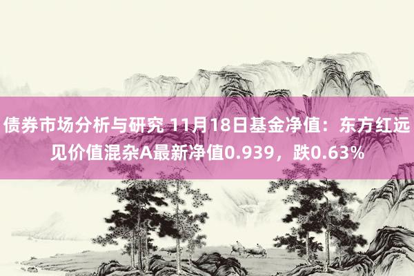 债券市场分析与研究 11月18日基金净值：东方红远见价值混杂A最新净值0.939，跌0.63%