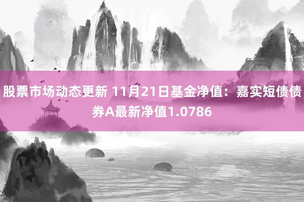 股票市场动态更新 11月21日基金净值：嘉实短债债券A最新净值1.0786