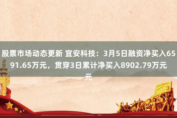 股票市场动态更新 宜安科技：3月5日融资净买入6591.65万元，贯穿3日累计净买入8902.79万元